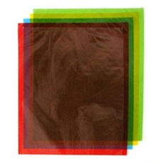 문구용 5색셀로판지세트 색깔셀로판종이 25cm, 5개