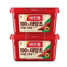 해찬들 태양초고추장 1.8kg x 2, 2개