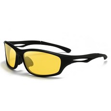 야외 스포츠 편광 선글라스 사이클링 운전 색상 변경 안경, 1개, 4. Yellow