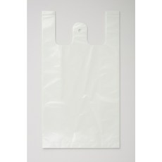 손잡이 마트봉투 백색 대우비닐, 100개, 15L