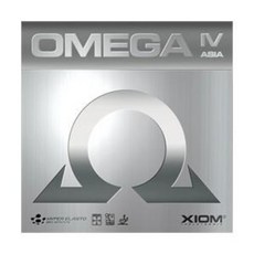 엑시옴 오메가4 아시아 탁구러버, 블랙 MAX, 1개