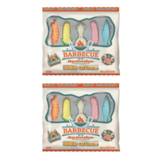 BBQ 바베큐 해물 모양 마시멜로우 간식, 2개, 150g