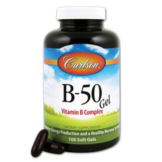 Carlson 維生素B-50軟膠囊, 1個, 100 件