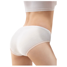 OniWear 出國必備免洗一次性日拋棉內褲 中腰內褲 女生內褲 拋棄式內褲 孕婦內褲, 白色【五條裝】