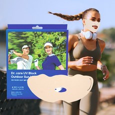 아띠 닥터케어 유브이 블록 아웃도어 선 마스크팩, 12개, 1개입