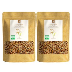 국산 25년산 저온로스팅 볶은 유기농 햇 현미차 900g 1개입, 2개