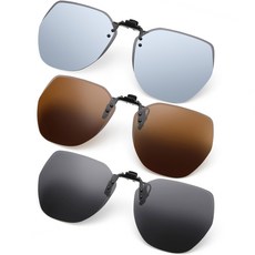 RAUOJOS 클립온 선글라스 스포츠 선글라스 안경위에 쓰는 편광 선글라스 ROS-MCS251