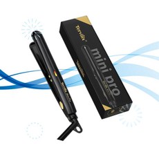 Terviiix 판 고데기 미니 플랫 아이언 짧은 머리용 온도 조절 1/2인치 EB