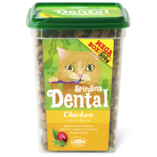캣템 고양이 스피루리나 덴탈 간식, 치킨, 500g, 3개