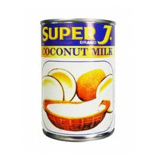 Super-J 코코넛밀크, 태국직수입, 1개, 400ml