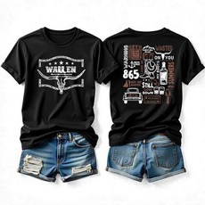 MMIUAEG 컨트리 셔츠 웨스턴 카우걸 카우보이 파티용 티셔츠 (US 알파 XX-Large 일반 일반 컬러 b), 색상 C