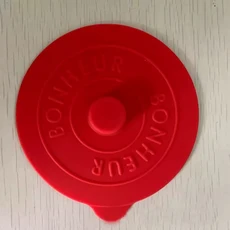 올스토어 실리콘 컵 뚜껑 크리 에이 티브 간단한 색상 방진 머그잔 세라믹, 03 Cup cover red