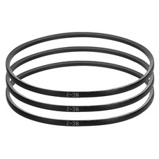 HARFINGTON 3피스 Z-57 Z 타입 V-벨트 1450mm/57.1인치 내부 길이 x 0.37cm 너비 x 0.25인치 높이 Z 타입 폐쇄 루프 고무 변속기 벨트, Z 28, 3