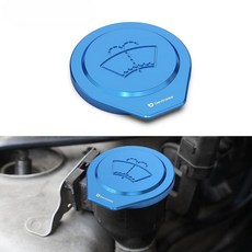 Bevinsee 알루미늄 윈드실드 와셔 유체 저장소 캡 E81 E82 E84 E87 E88 E90 E91 E92 E93과 호환 와셔 저장소 캡 교체 61667264145, Blue