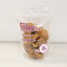반건조 고구마 말랭이 슬라이스 650g, 1개