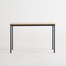 공간철학 달리 작은 책상 미니책상 원룸 철제 조립식 DIY 공부방 중 고등학생 책상 1200, 블랙