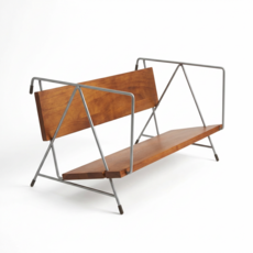 공간백서 원목 미니책꽂이 무타공 북선반, 1단