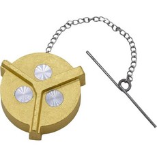 9114 논록킹 연료캡 암 직경 2인치 11-1/2인치 NPSF 나사/인치 나사 위 2-1/4인치 내부 2.37인치 황동. 교체 부품 번호 600007 431008 USA