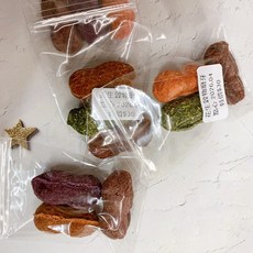 三隻小豬寵物用品 花生造型穀物磨牙棒, 1個