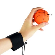 줄달린공 손목밴드 공놀이운동 집중력 반사신경 공놀이, 축구공