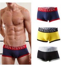 벤스티븐 넓은 빅 밴드 남자 스판 젊은감성 사각팬티 통기성 좋은 드로즈 즈로즈 남성 속옷 언더웨어 팬티