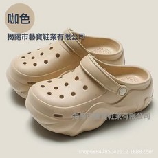 洞洞鞋厚底女款夏季外傳2025防滑eva卡通戶外沙灘涼拖鞋批發