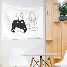 DUGNMARKT 대형 패브릭 포스터 바라보기 S, 상세페이지 참조