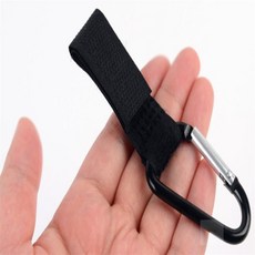 룰루랄라슈퍼마켓 등산가방걸이 비너 걸이 1P, 블랙