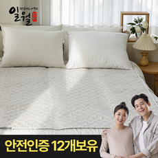 일월 순코튼 안심 카본매트 전기요, 베이지, 더블(140 x 180 cm)