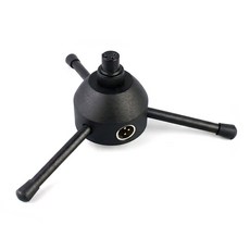 유트렌드 XLR 구즈넥 탁상 마이크 스탠드 3발 베이스, 블랙, 1개, US3L850