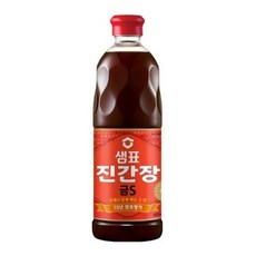 [샘표] 대용량 진간장 금S, 2개, 860ml