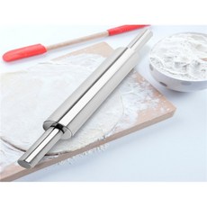 스텐 반죽밀대 피자도우 위생적 국수면 설탕공예 제과 원목