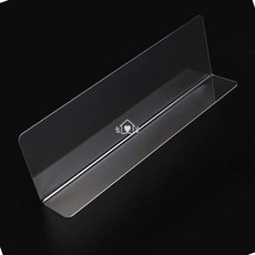 투명 L자형 칸막이 20cm 사무용 책상정리 공간분리 문구용품