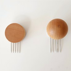 제이비 우드 꼭꼬핀 원목 벽걸이 후크 소품걸이 아기방꾸미기, 1개, 볼형