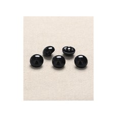 퀼트스타 코코 하프단추 반콩단추 13mm 5개입, 블랙, 1개