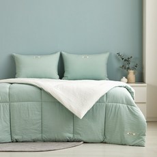 [MODERN HOUSE 중계점] 소프트워싱 리버시블 퀸 차렵이불 그린 200x230 CV0226020