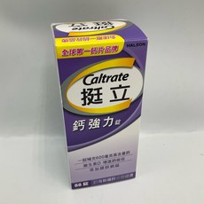 挺立 鈣強立 綜合維生素D 強化鈣質, 1個, 88顆