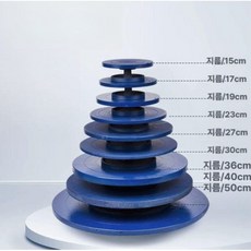 턴테이블 도자기 공예 회전판 가드닝 주철 선반 분갈이 15cm, 기본, 1개