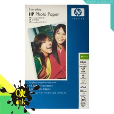 HP Everyday 光面相片紙 4x6吋 170g 40張, 1個