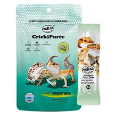 페이토) 크릭키퓨리 귀뚜라미 60g (12개입) 프로벅스 짜먹는 급여 편리한 도마뱀사료-, 12개, 5g