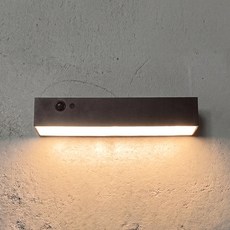 파카이라이트 담 태양광 LED 센서등 야외 무선 LED 정원등, 1개, 블랙