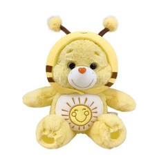 可愛蜜蜂造型玩偶，柔軟觸感，激發想像力，安全無毒，兒童玩具，送禮首選, 黃色, 1個