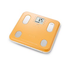 TANITA九合一體組成計BC-565-台灣公司貨，精準測量體脂，掌握健康變化，輕巧易收納, 橘, 1個