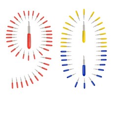 90PCS 익스플로어 에어 2에어 3메이커 3식용 커틀 블레이드용 교체 블레이드 60PCS 45° 표준 15PCS 30° 파인 포인트 60° 딥 컷, 1개