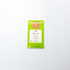 오버록 바늘 DCx27 바늘 미싱바늘 인터록바늘 신우미싱