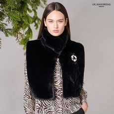 현대홈쇼핑 이상봉에디션 25FW FAUX 퍼 케이프 1138098