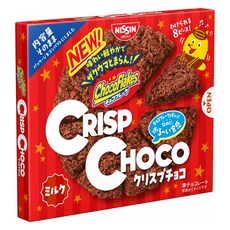 NISSIN 日清 Crisp 巧克力餅乾 8入, 14個
