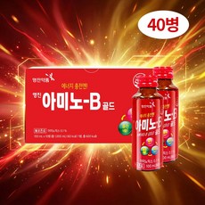 영진약품 아미노-B 에너지 음료 아미노산 활력 충전 데일리 케어, 100ml, 40개