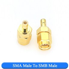 SMA 커넥터 SMB BNC RPSMA MCX/MMCX Male Female 스트레이트 RF 어댑터 변환기 SMA 커넥터 SMB TNC 어댑터 TNC 플러그, 1 Pcs, SMA J to SMB J