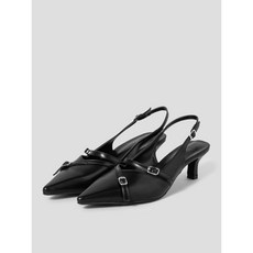 (국내매장정품) 에잇세컨즈 8SECONDS 버클 힐 블랙 1953K2WY25 168486